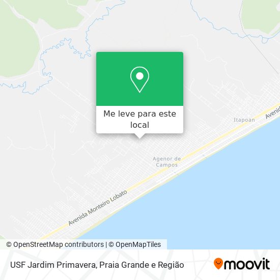 USF Jardim Primavera mapa