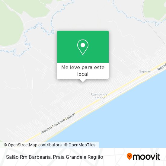 Salão Rm Barbearia mapa