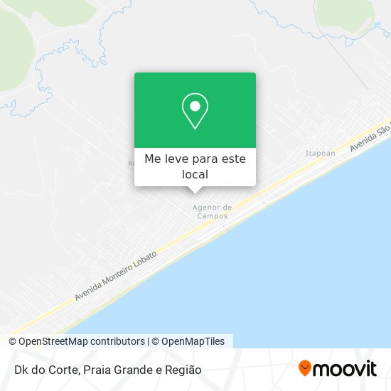 Dk do Corte mapa