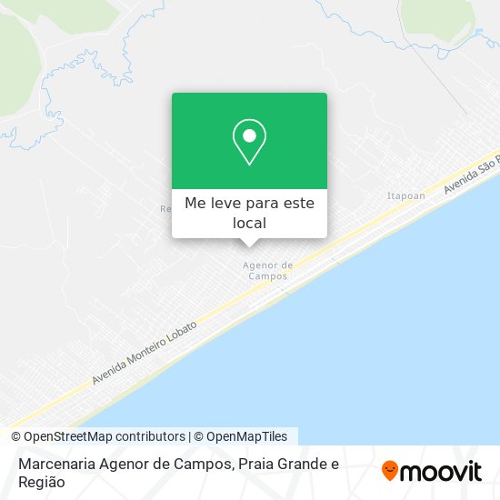 Marcenaria Agenor de Campos mapa