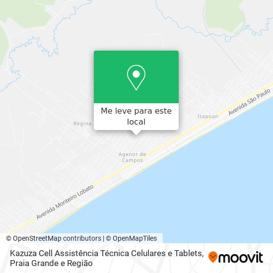 Kazuza Cell Assistência Técnica Celulares e Tablets mapa
