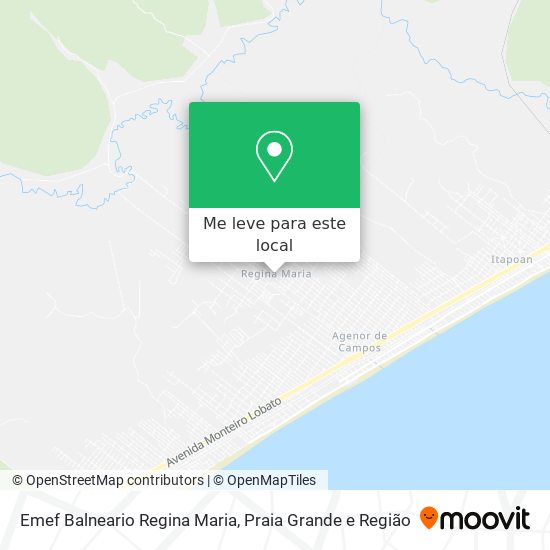Emef Balneario Regina Maria mapa