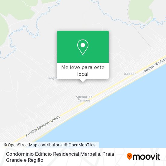 Condominio Edificio Residencial Marbella mapa