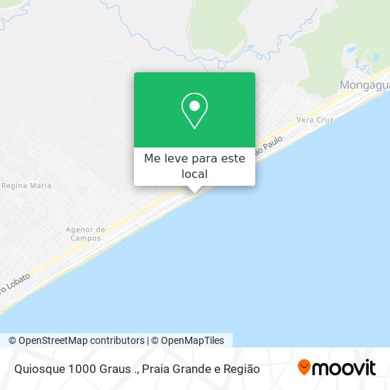 Quiosque 1000 Graus . mapa