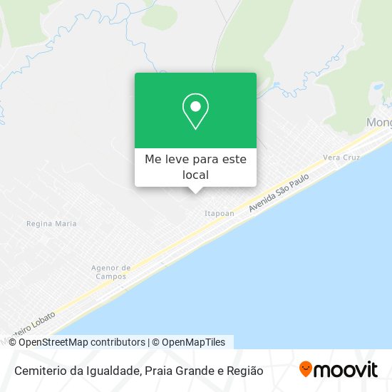 Cemiterio da Igualdade mapa