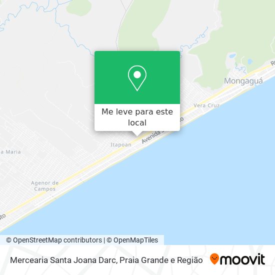 Mercearia Santa Joana Darc mapa