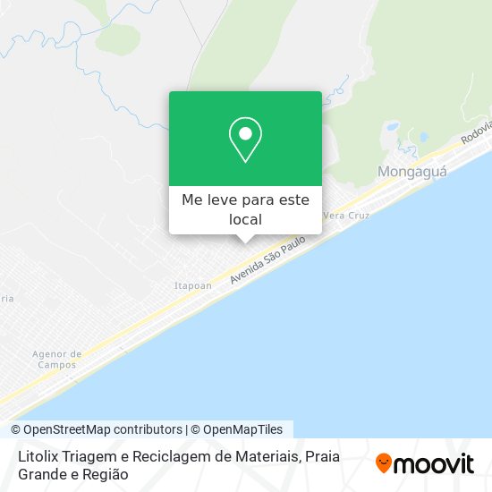 Litolix Triagem e Reciclagem de Materiais mapa