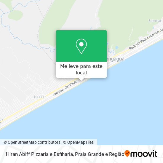 Hiran Abiff Pizzaria e Esfiharia mapa
