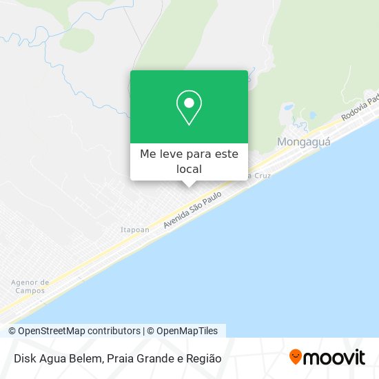 Disk Agua Belem mapa