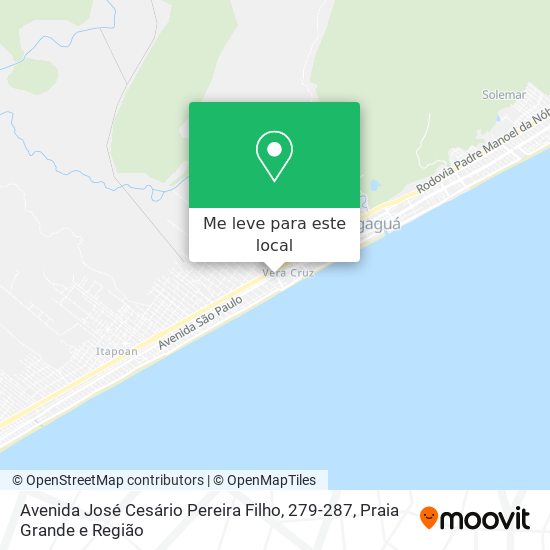 Avenida José Cesário Pereira Filho, 279-287 mapa