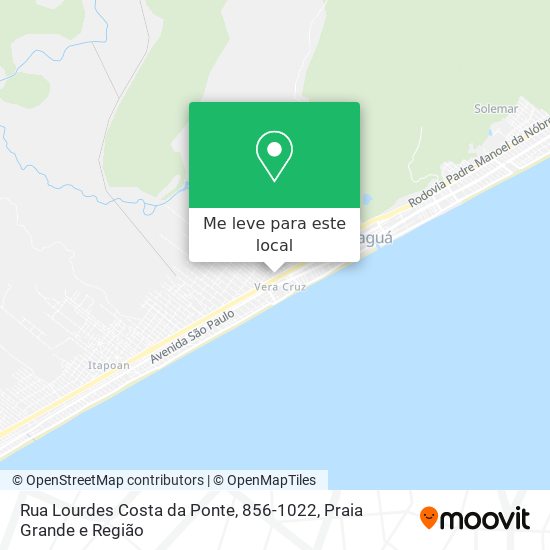 Rua Lourdes Costa da Ponte, 856-1022 mapa