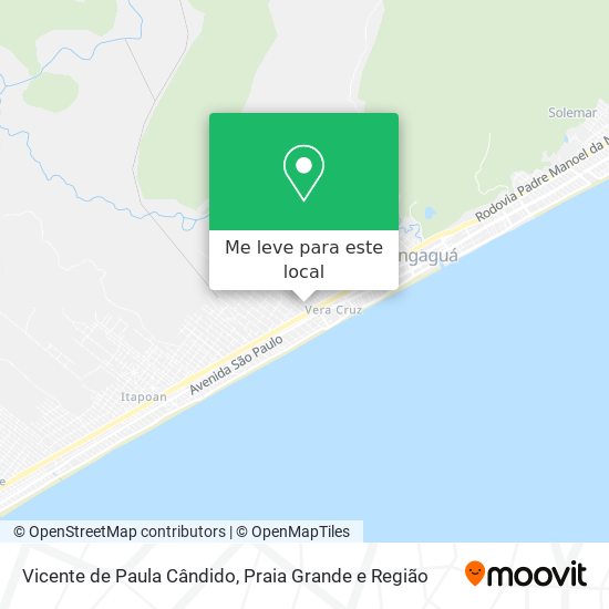 Vicente de Paula Cândido mapa