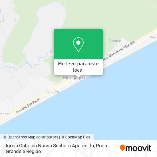 Igreja Catolica Nossa Senhora Aparecida mapa