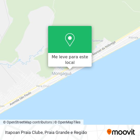 Itapoan Praia Clube mapa