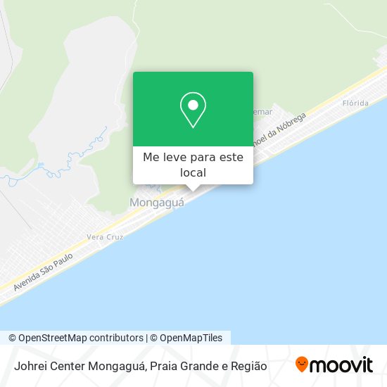 Johrei Center Mongaguá mapa