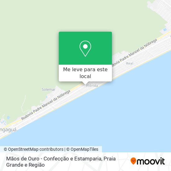 Mãos de Ouro - Confecção e Estamparia mapa