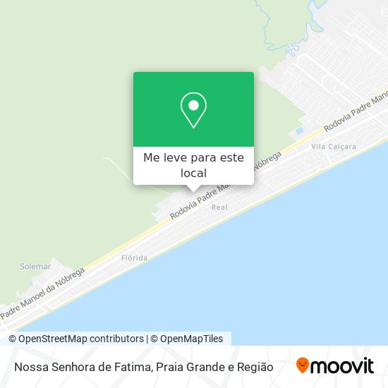 Nossa Senhora de Fatima mapa