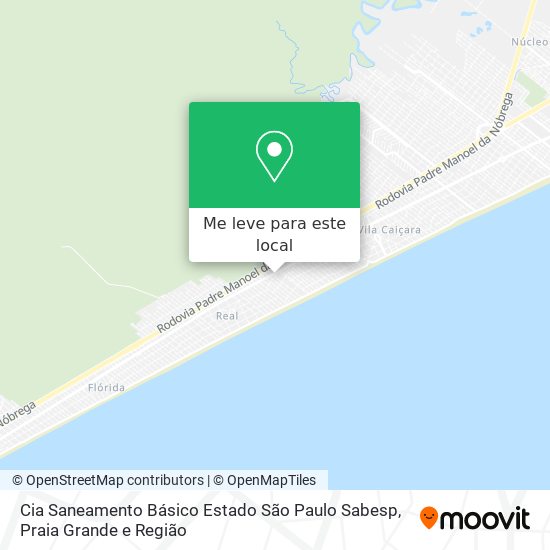 Cia Saneamento Básico Estado São Paulo Sabesp mapa
