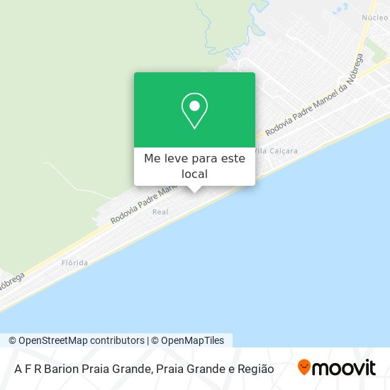 A F R Barion Praia Grande mapa