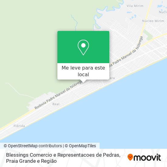 Blessings Comercio e Representacoes de Pedras mapa