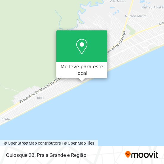 Quiosque 23 mapa