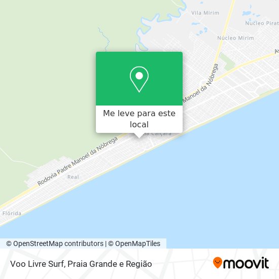 Voo Livre Surf mapa