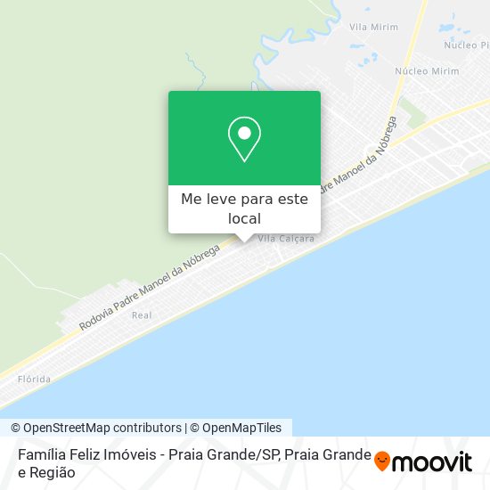 Família Feliz Imóveis - Praia Grande / SP mapa