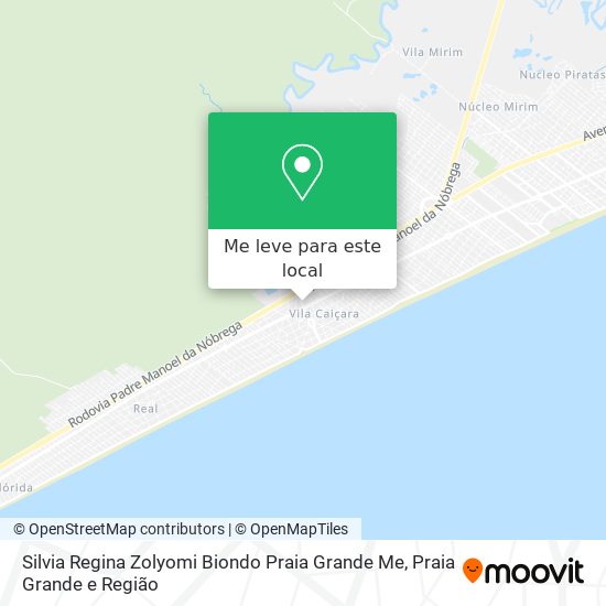 Silvia Regina Zolyomi Biondo Praia Grande Me mapa