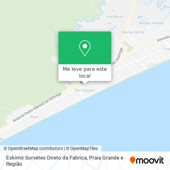 Eskimó Sorvetes Direto da Fabrica mapa
