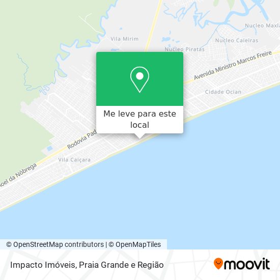 Impacto Imóveis mapa