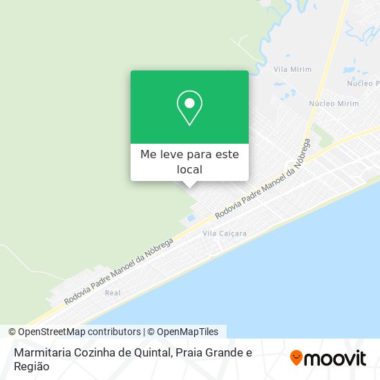 Marmitaria Cozinha de Quintal mapa