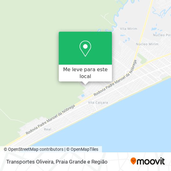 Transportes Oliveira mapa