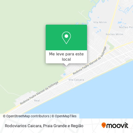 Rodoviarios Caicara mapa