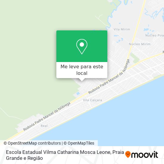 Escola Estadual Vilma Catharina Mosca Leone mapa