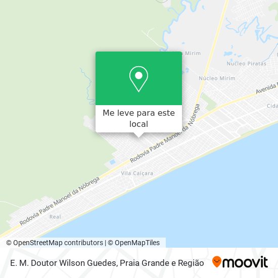 E. M. Doutor Wilson Guedes mapa