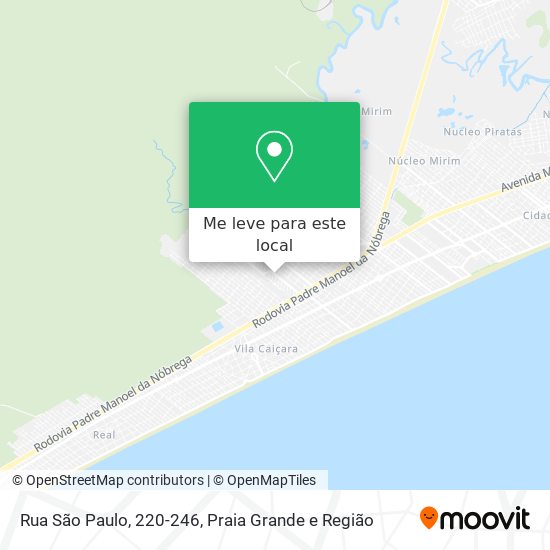 Rua São Paulo, 220-246 mapa