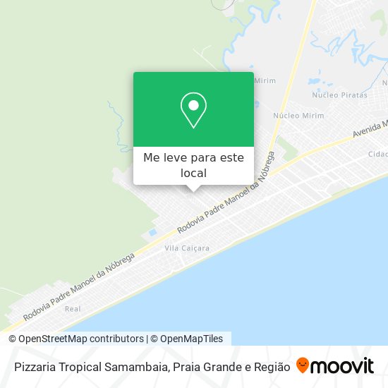 Pizzaria Tropical Samambaia mapa