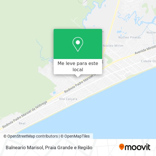 Balneario Marisol mapa