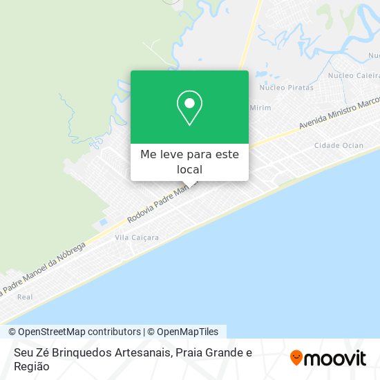 Seu Zé Brinquedos Artesanais mapa