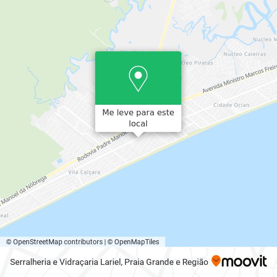 Serralheria e Vidraçaria Lariel mapa