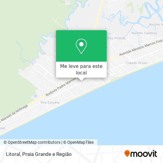 Litoral mapa