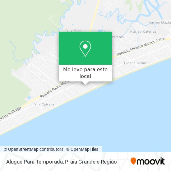 Alugue Para Temporada mapa