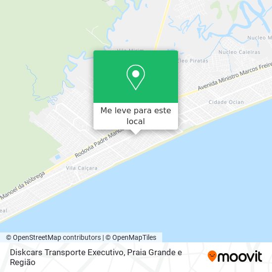 Diskcars Transporte Executivo mapa