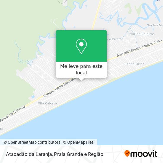 Atacadão da Laranja mapa