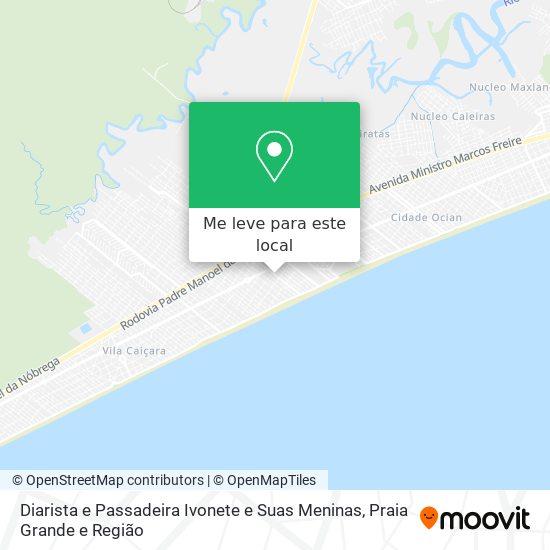Diarista e Passadeira Ivonete e Suas Meninas mapa