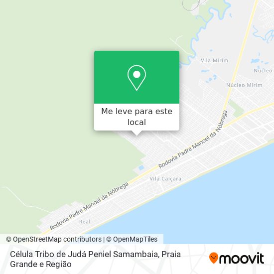 Célula Tribo de Judá Peniel Samambaia mapa