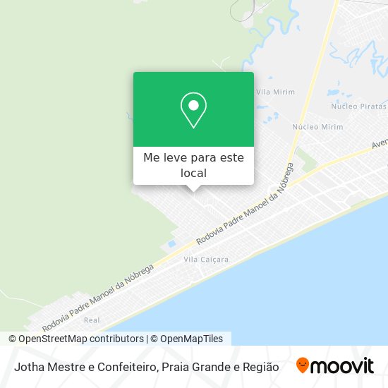 Jotha Mestre e Confeiteiro mapa