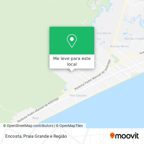 Encosta mapa