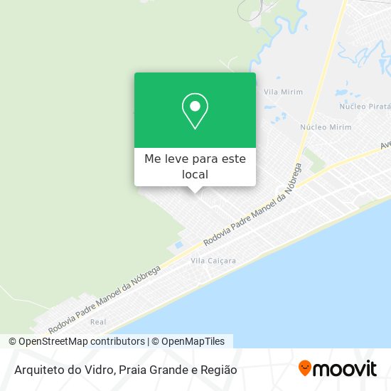 Arquiteto do Vidro mapa