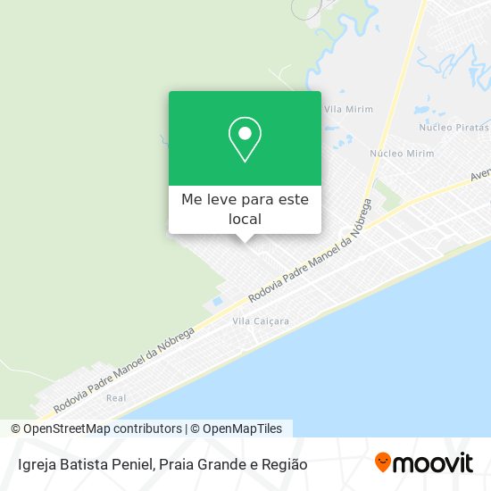 Igreja Batista Peniel mapa